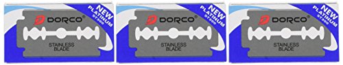 Dorco ST300 Platinum Double Edge Razor Blades – 30 Ct