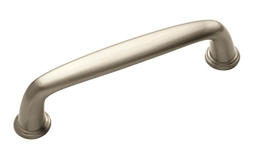 Amerock | Cabinet Pull | Satin Nickel | 3-3/4 inch (96 mm) Center to Center | Kane | 1 Pack | Drawer Pull | Drawer Handle | Cabinet Hardware