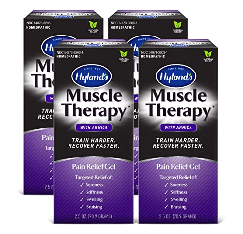 Hyland’s Muscle Therapy Gel with Arnica, Pack of 4