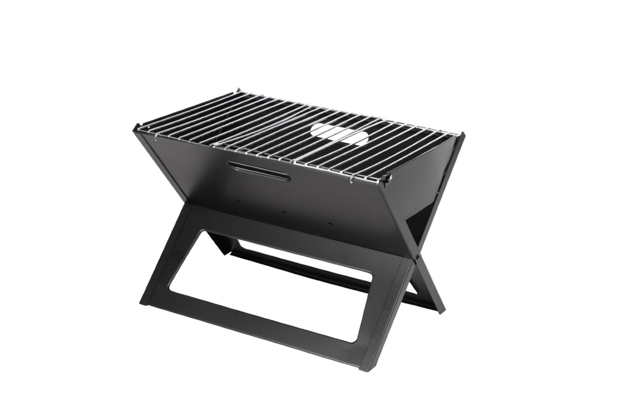Fire Sense 60508 Notebook Charcoal BBQ Grill 3.5mm Cooking Bars Instant Foldable & Easy Portability For Outdoor Barbecues Camping Traveling Picnics Garden Beach Party – Black | The Storepaperoomates Retail Market - Fast Affordable Shopping