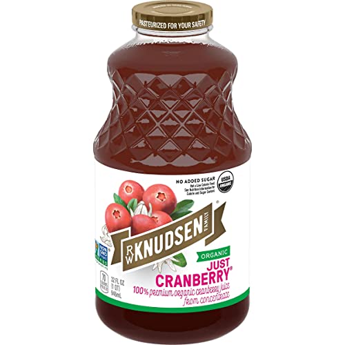 R.W. Knudsen Organic Just Cranberry Juice, 32 Ounces (Packaging May Vary)