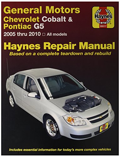 Chevrolet Cobalt & Pontiac G5 Haynes Repair Manual (2005 – 2009)