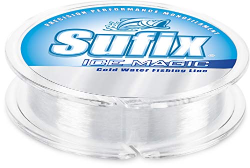 Sufix Ice Magic 100 YD Spool (Clear, Size- 6 lb)