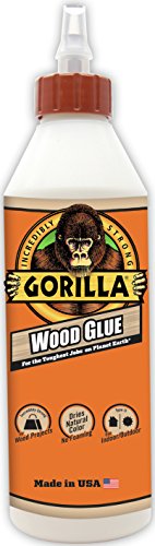 Gorilla Wood Glue, 18 Ounce Bottle, Natural Wood Color, (Pack of 1)