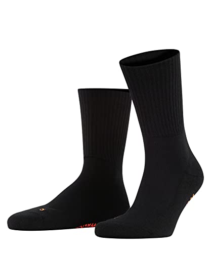 FALKE Unisex-Adult Walkie Light Socks, Merino Wool, Black (Black 3000), US 9-10 (EU 42-43 Ι UK 8-9), 1 Pair