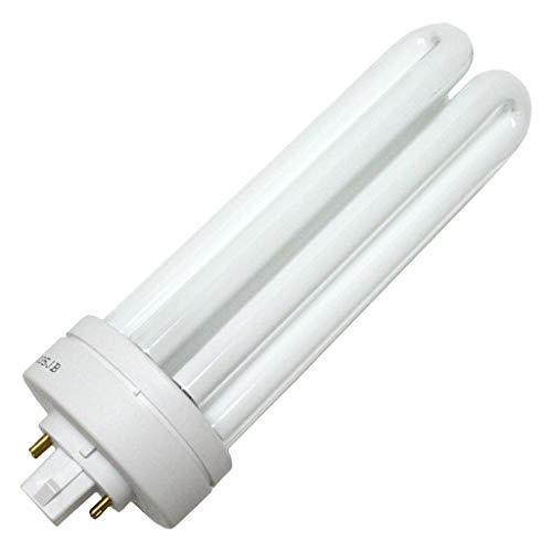 GE 48863 – F57QBX835A4P/EOL – 57 Watt CFL Light Bulb – Compact Fluorescent – 4 Pin GX24q-5 Base – 3500K –