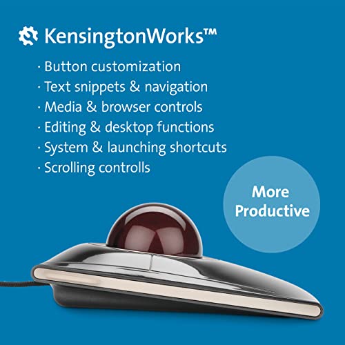 Kensington Wired SlimBlade Trackball Mouse (K72327U) | The Storepaperoomates Retail Market - Fast Affordable Shopping