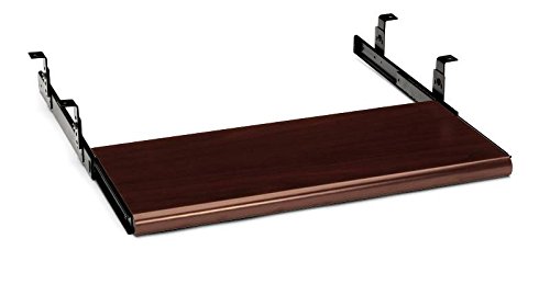HON Slide-Away Woodgrain Finish Keyboard Platform, Mahogany