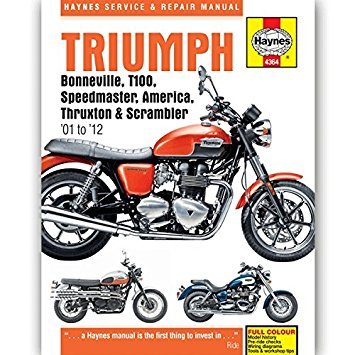 Haynes Triumph, Bonneville, T100, Speedmaster, America & Truxton (2001 to 2005)