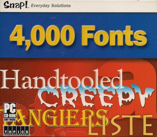 Snap! 4,000 Fonts