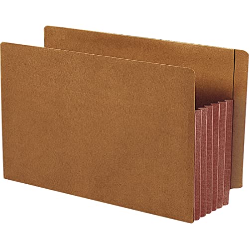Smead End Tab File Pocket, Legal, Straight, 5.75-Inch Expansion, Dark Brown, 10 per Box (74691)