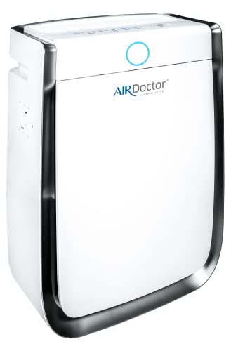 AIRDOCTOR AD3000 4-in-1 Air Purifier for Home and Large Rooms with UltraHEPA, Carbon & VOC Filters – Air Quality Sensor Automatically Adjusts Filtration! Removes Particles 100x Smaller Than HEPA Standard