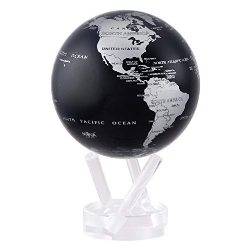 MOVA Globe Metallic Black and Silver 4.5″