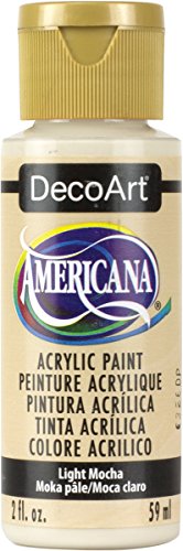 DecoArt Americana Acrylic Paint, Light Mocha