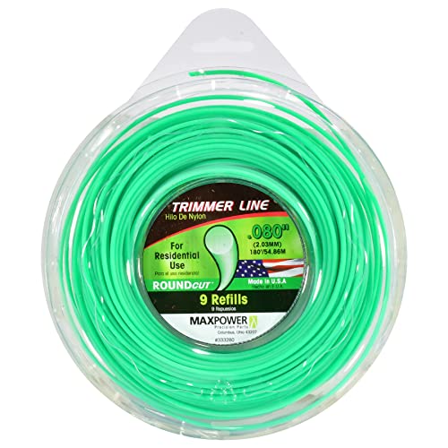 Maxpower 333280 Residential Grade Round .080-Inch Trimmer Line 180-Foot Length