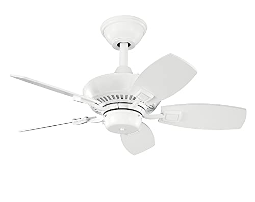 Kichler 300103WH 30-Inch Canfield Fan, White