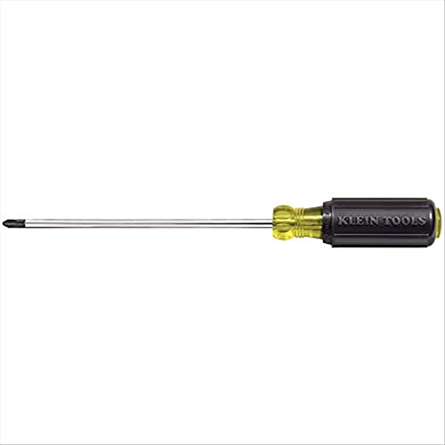 Klein Tools 603-6 3 Phillips Screwdriver with 6-Inch Round Shank and Cushion Grip Handle