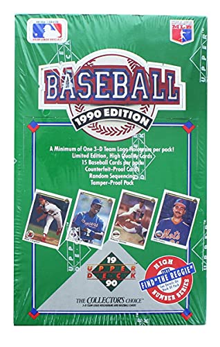 1990 Upper Deck High Number Baseball Box – 36P