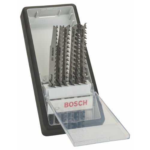 Bosch 2607010572 Jigsaw Blade-Set”Robuste-Linie Wood-Expert” 6 Pcs