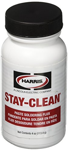 HARRIS SCPF4 Stay Clean Paste Soldering Flux, 4 oz. Jar