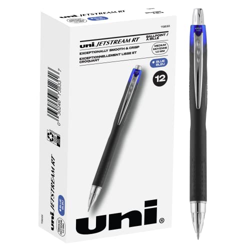 Uni-ball Jetstream RT, Blue 1.0mm Bold Pens, Ballpoint Pen 12 Pack | Office Supplies by Uniball like Gel Pens, Bulk Pens, Colored Pens, Black Pens, Gel Pen, Ink Pens, Ballpoint Pens, Colorful Pens