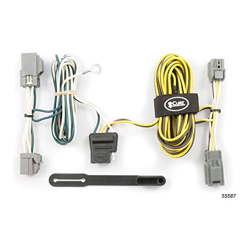 CURT 55587 Vehicle-Side Custom 4-Pin Trailer Wiring Harness, Fits Select Ford Freestyle, Five Hundred