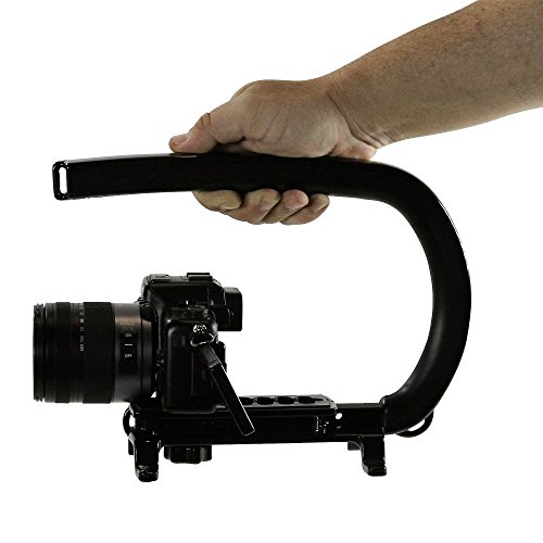 Original Cam Caddie Scorpion Video Camera Stabilizer Handle for Nikon, Canon, JVC, Toshiba, Sony, Olympus, Pentax, Apple iPhone, GoPro Hero 4, Hero 3+, Hero 3 and More – Black (0CC-0100-00)