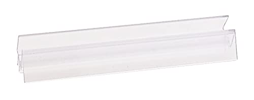 CRL Co-Extruded Clear Bottom Wipe with Drip Rail for 1/2″ Glass – 95 in long