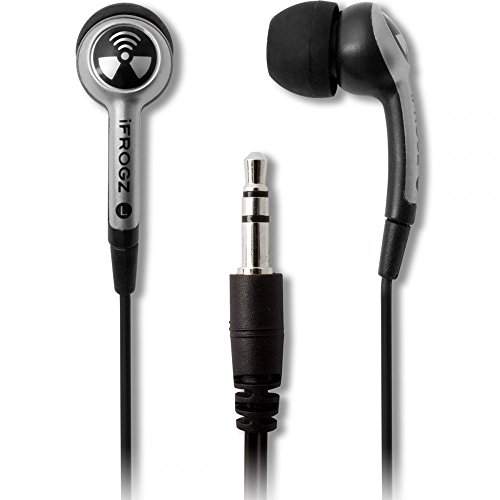 iFrogz Earpollution Plugz Audio Earbuds – Silver