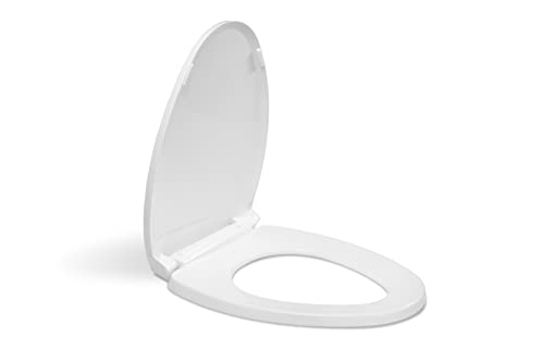 Centoco 1700SC-301 Luxury Plastic Elongated Toilet Seat with Slow Close, Crane White | The Storepaperoomates Retail Market - Fast Affordable Shopping