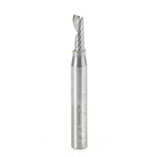 Amana Tool – 51408 Solid Carbide CNC Spiral ‘O’ Flute, Aluminum Cutting 3/16 Dia x 1/2 x 1