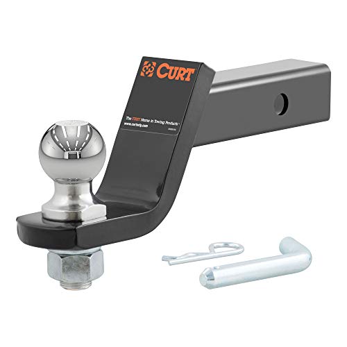 CURT 45056 Trailer Hitch Mount with 2-Inch Ball & Pin, Fits 2-In Receiver, 7,500 lbs, 4-Inch Drop | The Storepaperoomates Retail Market - Fast Affordable Shopping