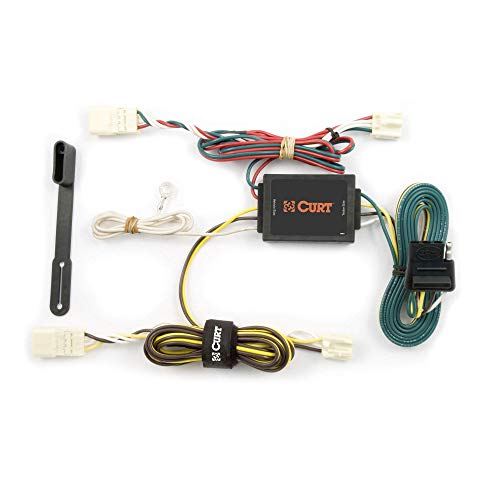 CURT 55580 Vehicle-Side Custom 4-Pin Trailer Wiring Harness, Fits Select Toyota Sienna