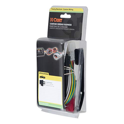 CURT 55580 Vehicle-Side Custom 4-Pin Trailer Wiring Harness, Fits Select Toyota Sienna | The Storepaperoomates Retail Market - Fast Affordable Shopping