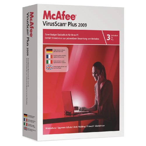 McAfee VirusScan Plus 2009 3-User [OLD VERSION]