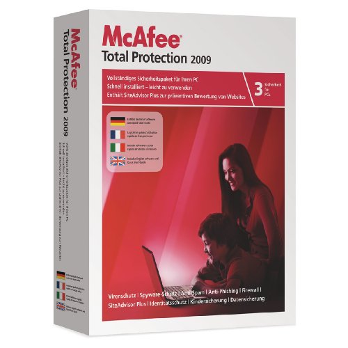 McAfee Total Protection 2009 3-User [OLD VERSION]
