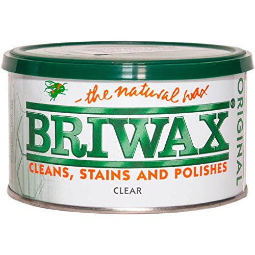 Briwax Clear Furniture Wax Polish, 16 Ounce