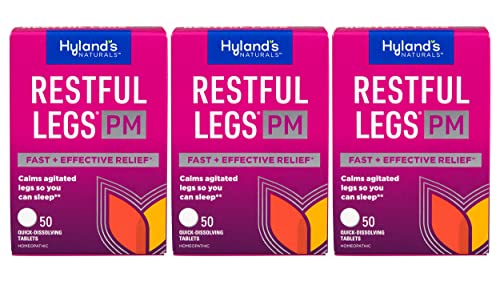 Hyland’s Restful Legs PM Tablets 50 ea (Pack of 3)