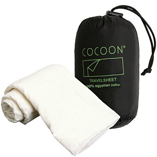 Cocoon Egyptian Cotton TravelSheet (Natural, 86-Inch x 35-Inch)