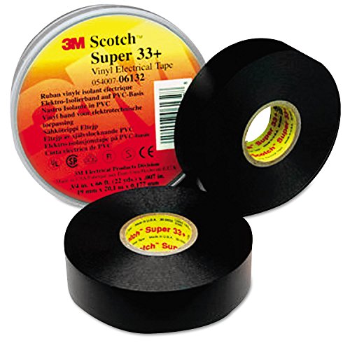 3M 06132 Scotch 33+ Super Vinyl Electrical Tape, 3/4-Inch x 66ft