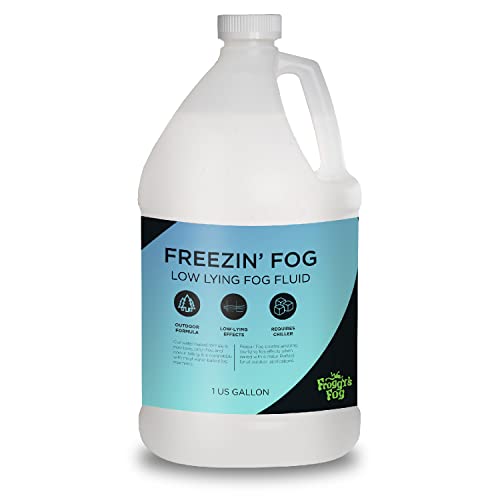 Freezin Fog – Outdoor Low Lying Ground Fog Fluid – For Halloween, Theatrical Effects, Haunted Attractions