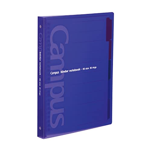 Kokuyo binder notebook campus B5 26 holes up to 100-sheet purple Le -P333NV