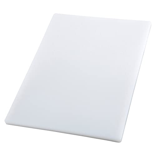 Winco CBH-1824 Cutting Board, 18-Inch by 24-Inch by 3/4-Inch, White,Medium