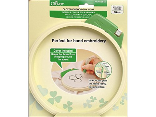 Clover Embroidery Hoop, 7″