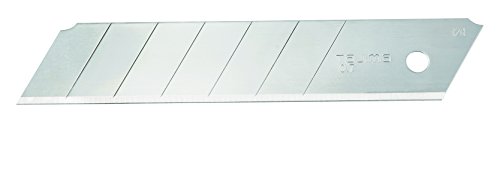 TAJIMA Utility Knives & Blades – 10-Pack 1″ Rock Hard Box Cutter Snap Blades with Premium Tempered Steel & Ultra-Sharp Edge – LCB-65