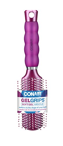 Conair Hair Brush, Gel Grips, All Purpose, colors vary