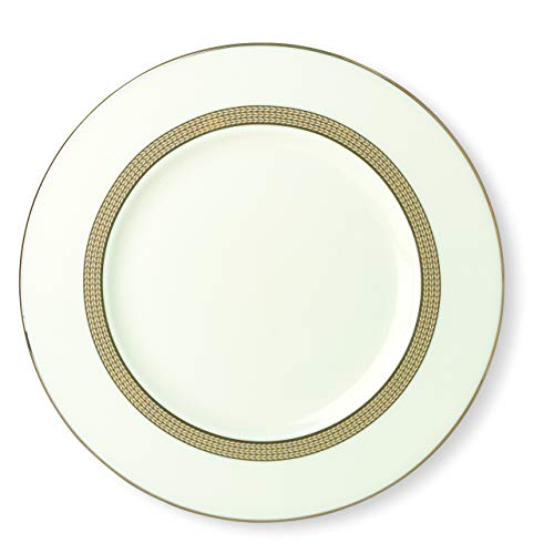 Kate Spade Sonora Knot Accent Plate, 1.15 LB, White