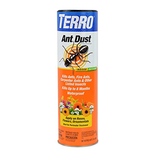 TERRO T600 Ant Dust Powder Killer for Indoors and Outdoors – Kills Ants, Fire Ants, Carpenter Ants, Roaches, Spiders, and Other Insects