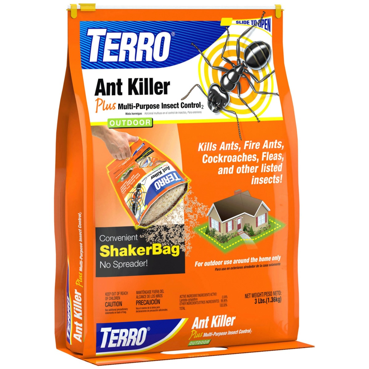 TERRO T901-6 Ant Killer Plus Multi-Purpose Insect Control for Outdoors – Kills Fire Ants, Fleas, Cockroaches, and Other Crawling Insects – 3lb | The Storepaperoomates Retail Market - Fast Affordable Shopping
