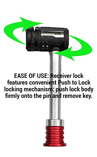 Master Lock Receiver Lock, Stainless Steel Barbell™ Receiver Lock, Fits 5/8 in. Receivers, Weather Resistant Automotive Receiver Lock, 1469DAT | The Storepaperoomates Retail Market - Fast Affordable Shopping